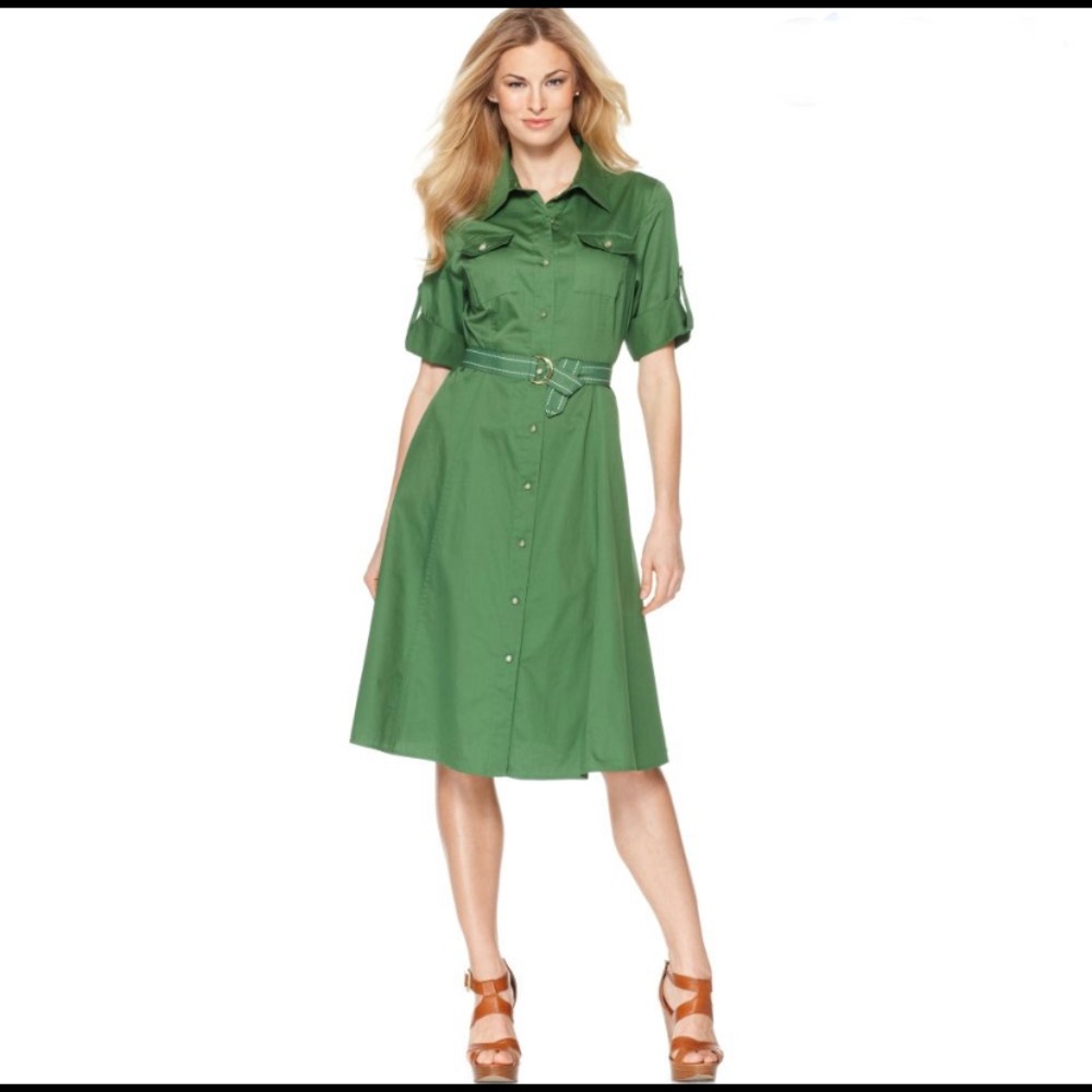Jones New York Green Dress